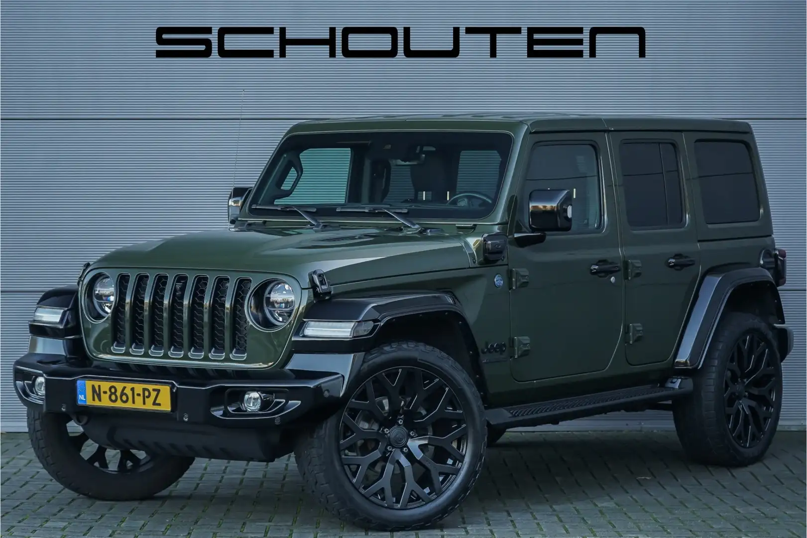 Jeep Wrangler Unlimited 4xe 380 80th Anniversary 22" Groen - 1