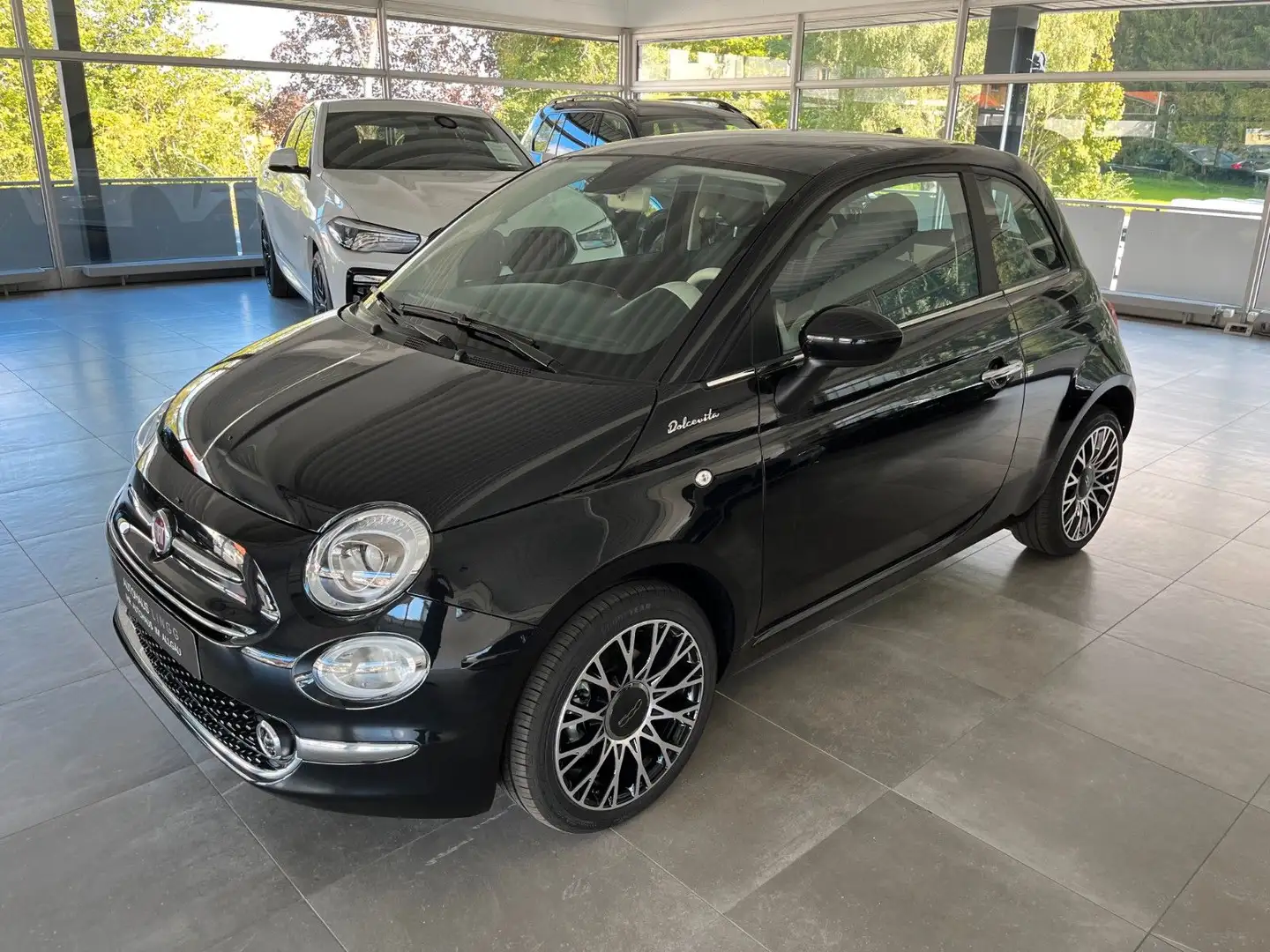 Fiat 500 1.0 DOLCEVITA Hybrid/16Z/GLASDACH/KLIMA Schwarz - 2