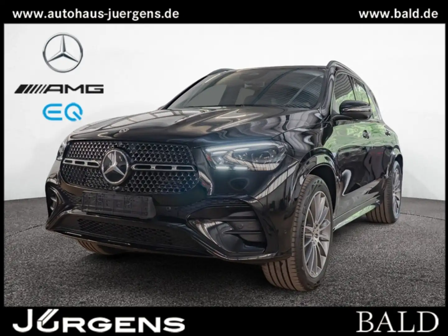Mercedes-Benz GLE 450 4M AMG-Sport/360/Pano/Burm/AHK/Memo/21' Schwarz - 1