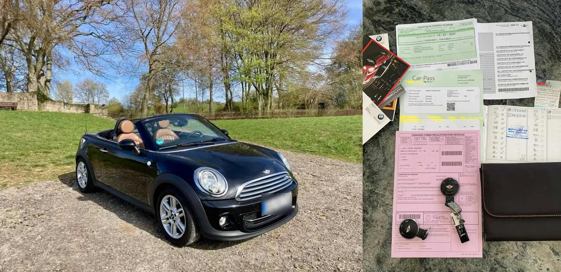 MINI Cooper Roadster Belle et propre avec CT ✅ (+ Capote électrique !) Schwarz - 1