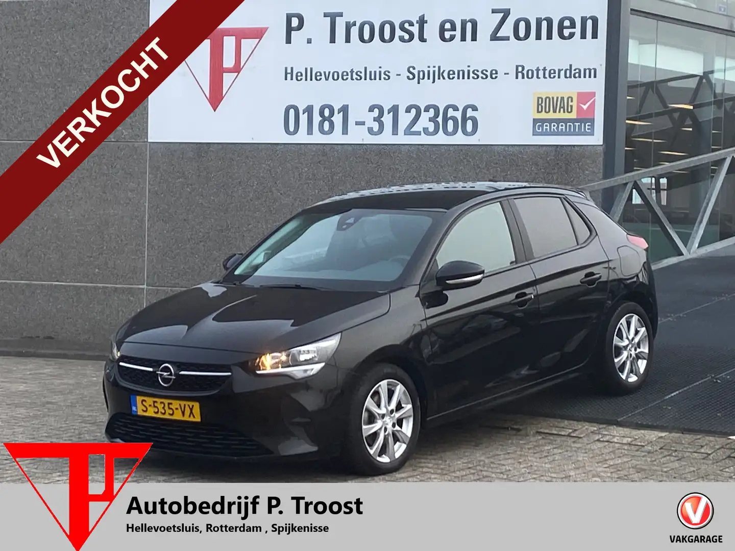 Opel Corsa 1.2 Level 2 Orig. NL auto/Lage km stand/Cruise con Zwart - 1