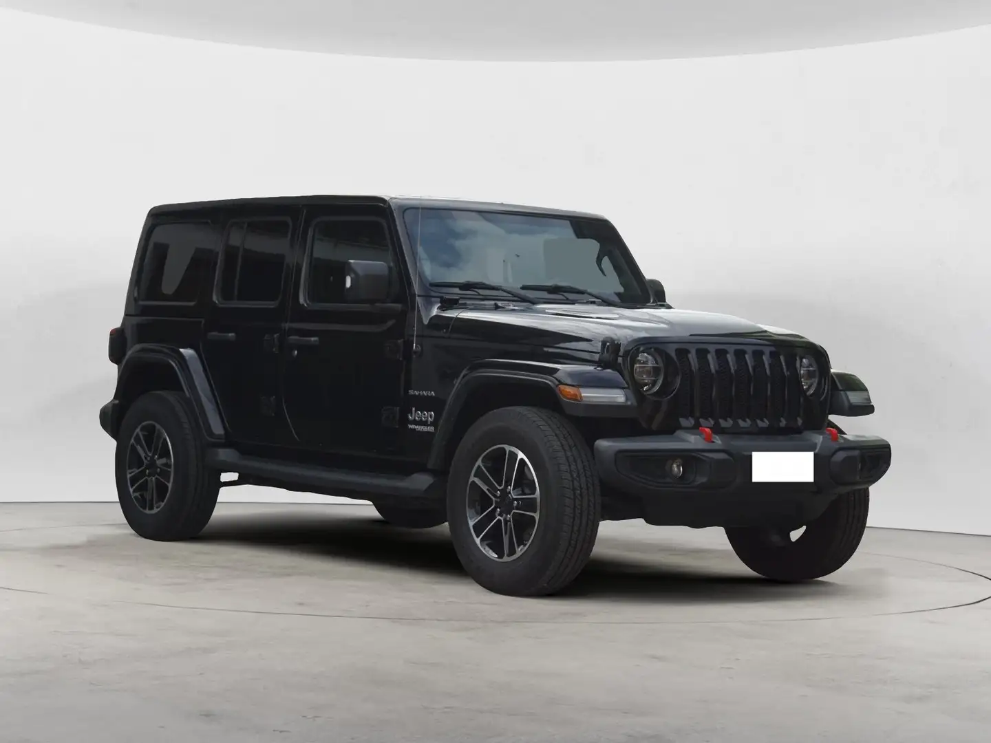 Jeep Wrangler Wrangler Unlimited 2.2 Mjt II Sahara Schwarz - 1