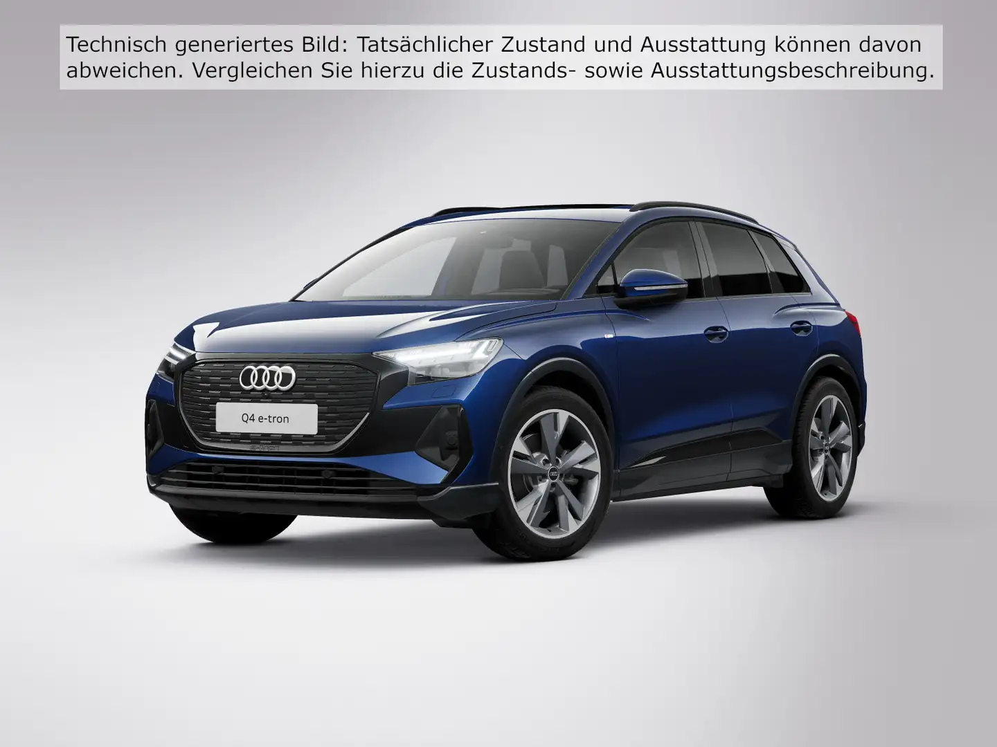 Audi Q4 e-tron 35 AHK PDC 360°K NAVI HUD PANO VIRTUAL Blau - 2