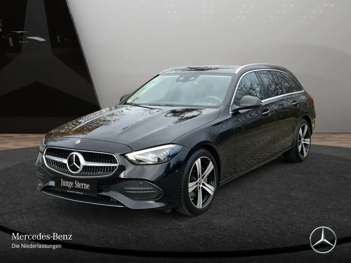 Mercedes-Benz C 220 d T AVANTG+STHZG+KAMERA+KEYLESS+9G Schwarz - 2