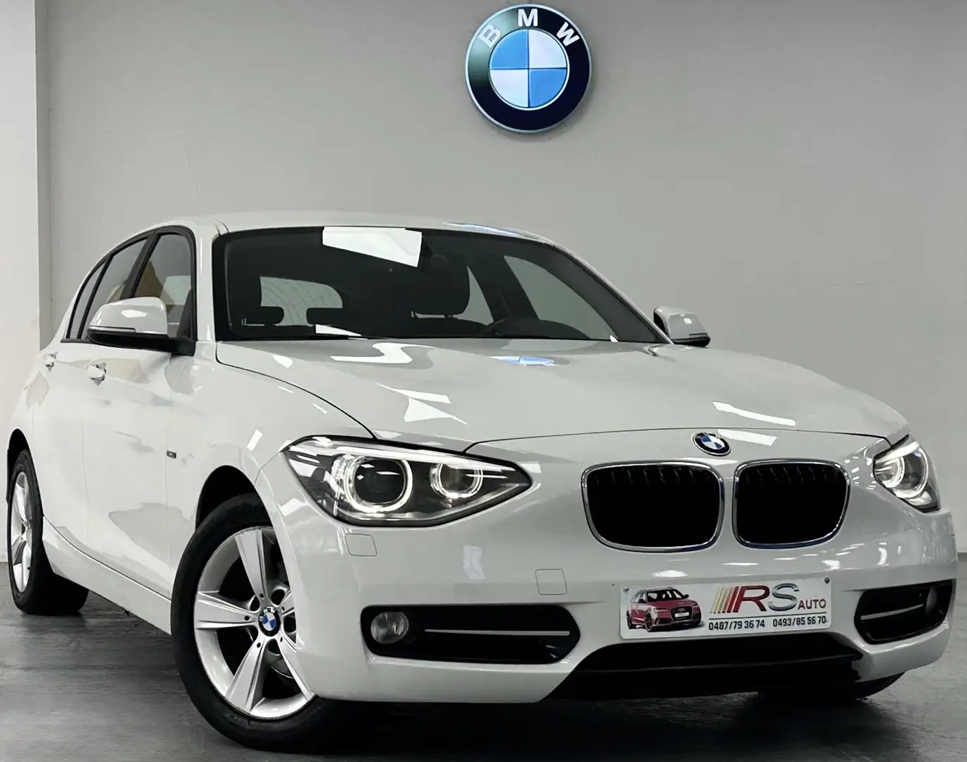BMW 116 d - GARANTIE 12 MOIS - BI XENON - LED - CLIM AUTO Weiß - 2