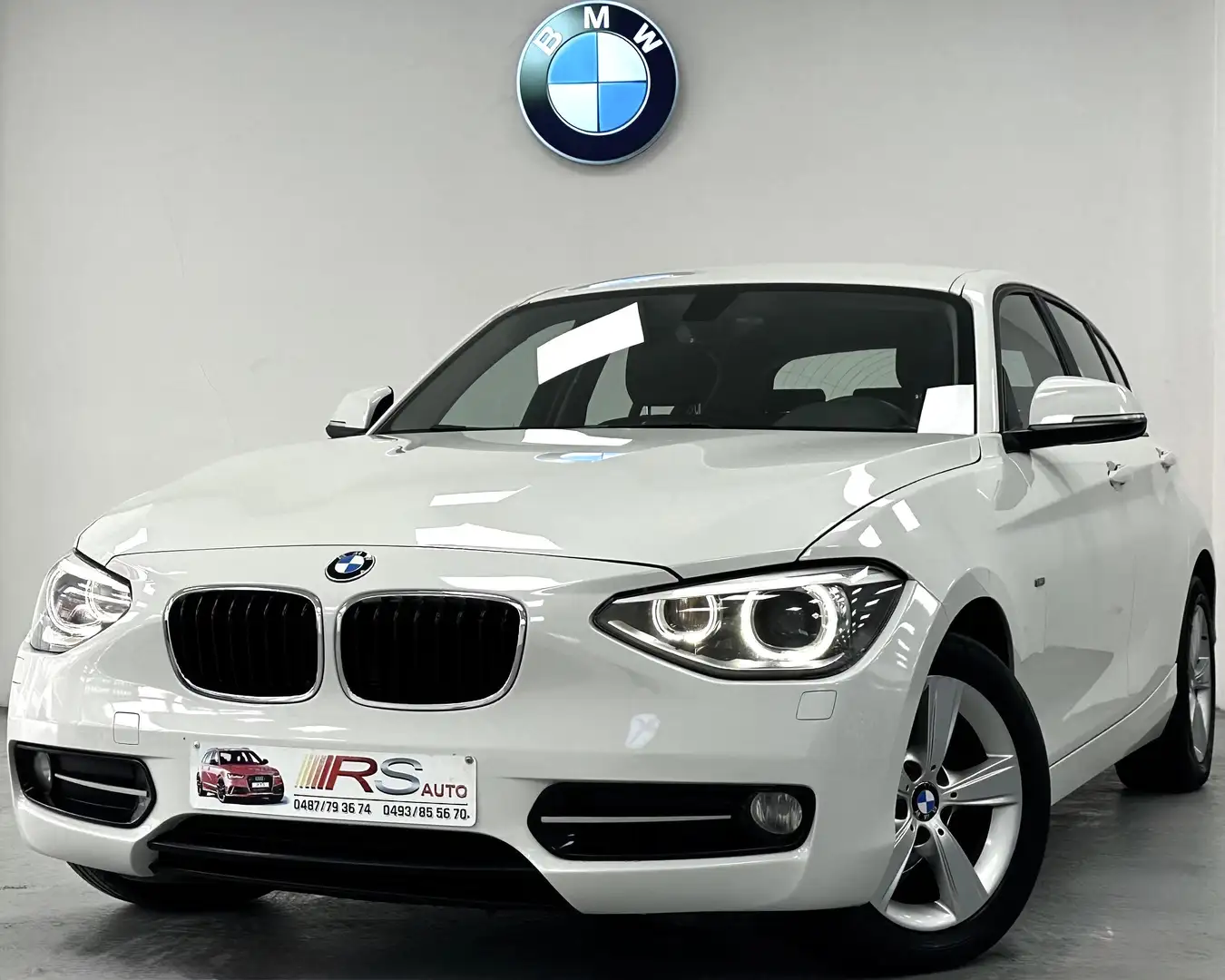 BMW 116 d - GARANTIE 12 MOIS - BI XENON - LED - CLIM AUTO Weiß - 1