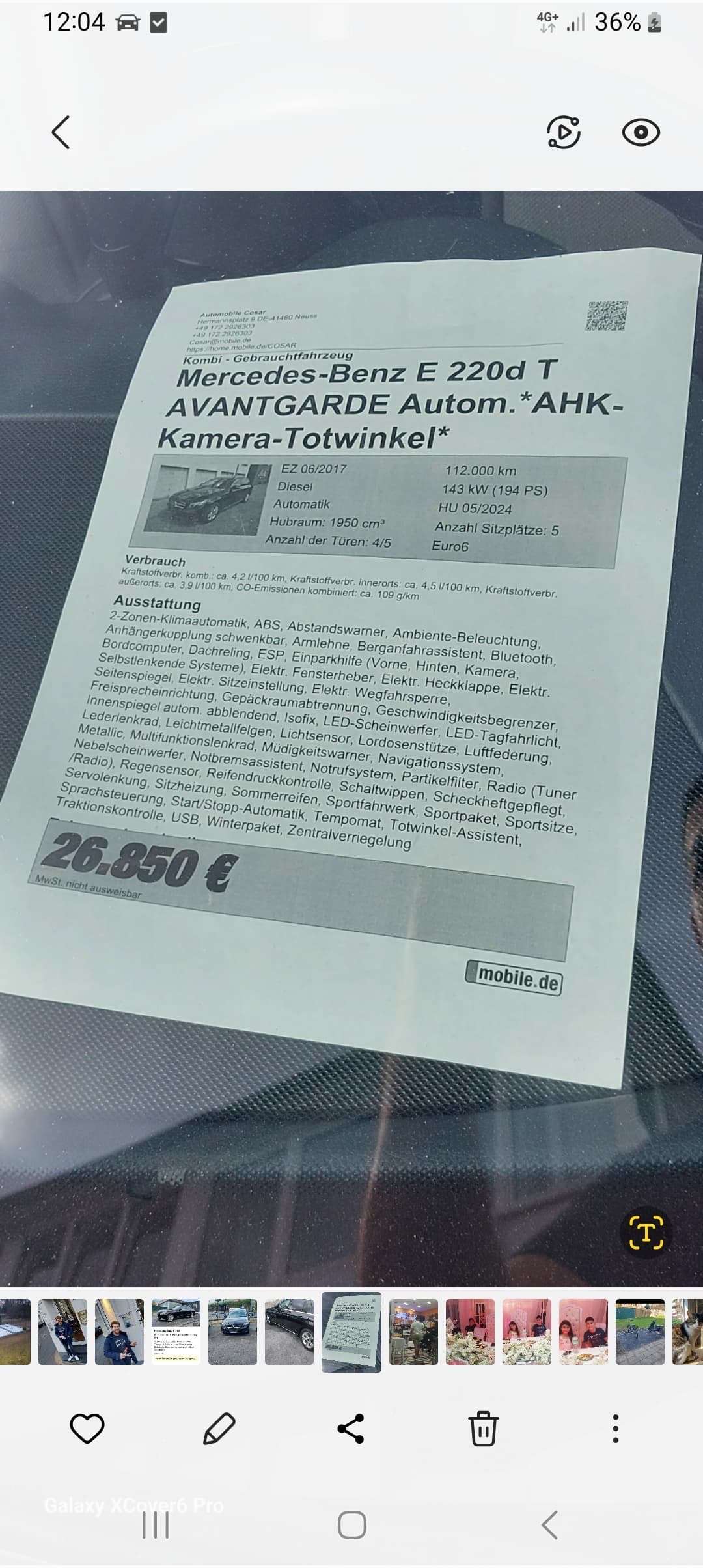 Ojazdené Mercedes Benz E-Class 420