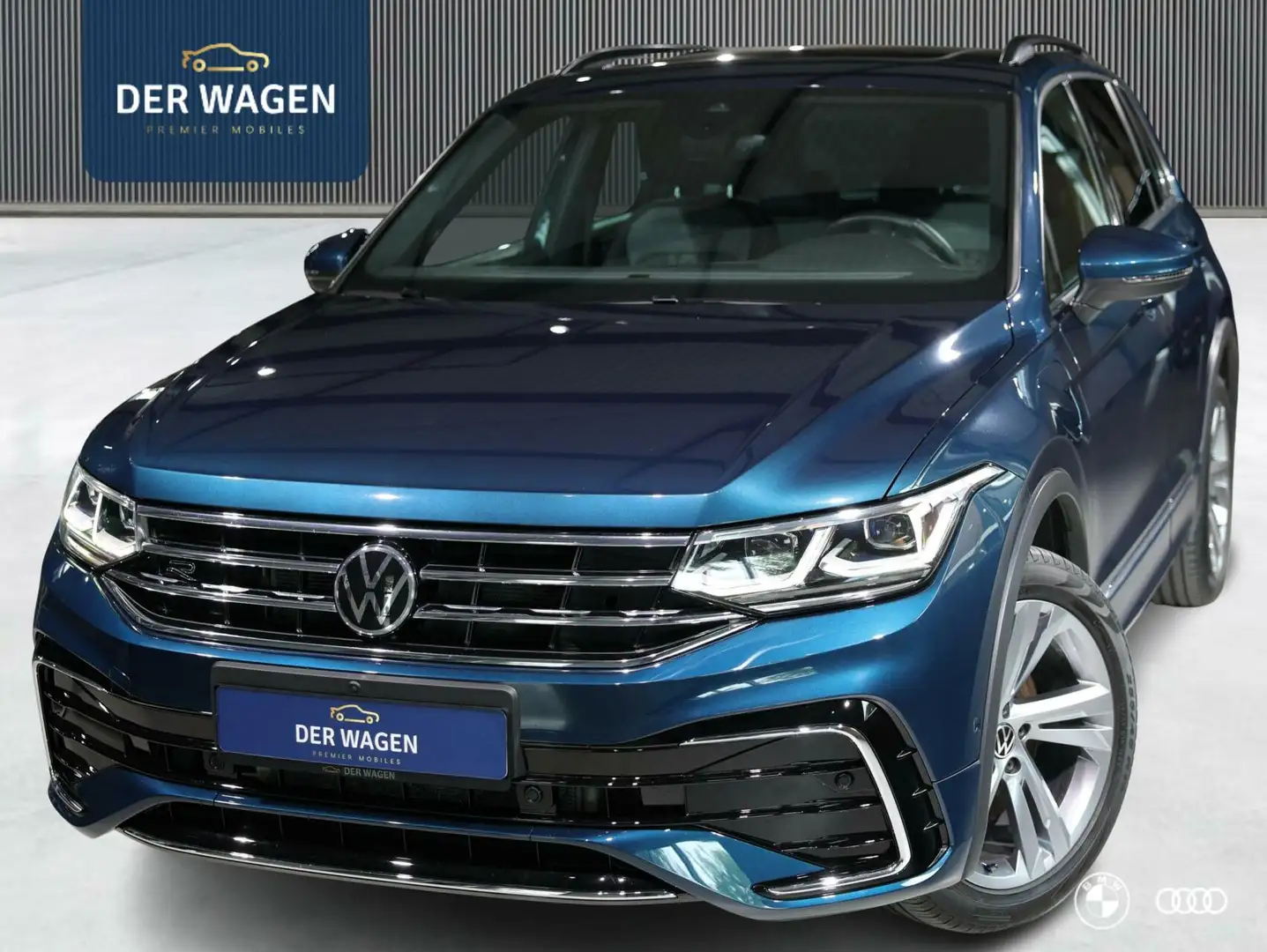 Volkswagen Tiguan 1.4 TSI eH 3x R LINE / PANODAK / ACC / MATRIX / TR Azul - 1