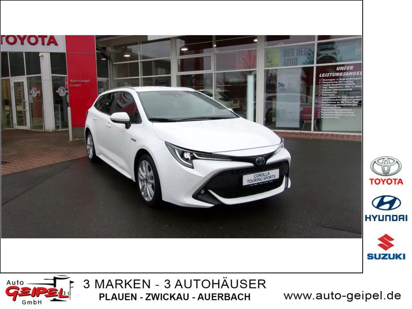 Toyota Corolla 2.0 Hybrid Touring Sports Team Deutschland Weiß - 2