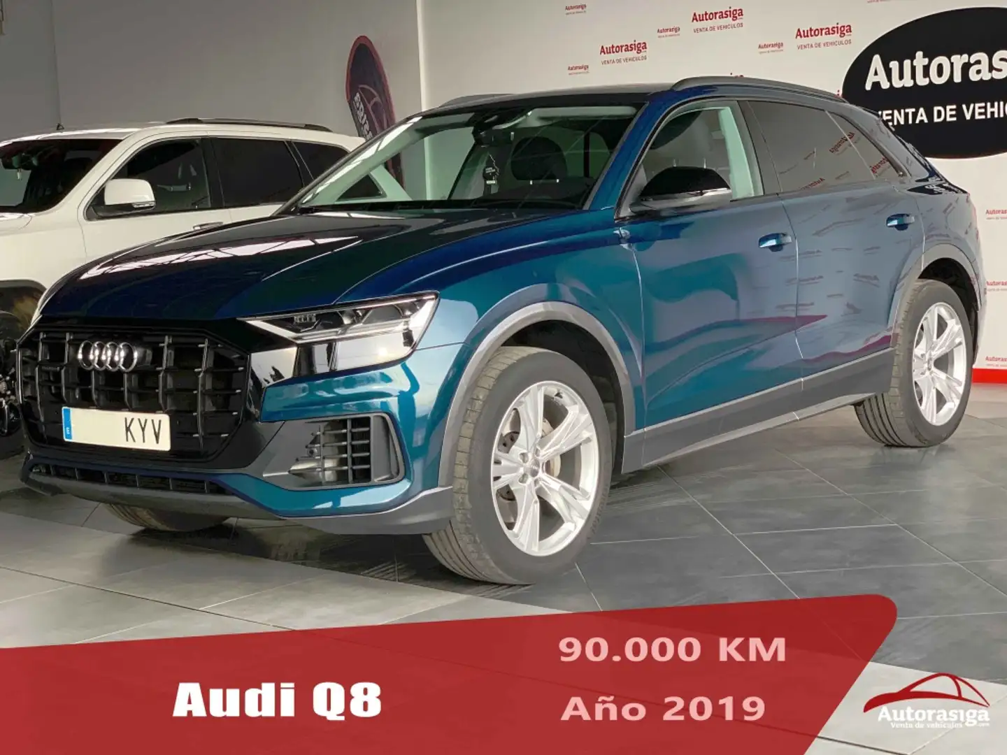 Audi Q8 50 TDI quattro tiptronic Bleu - 1