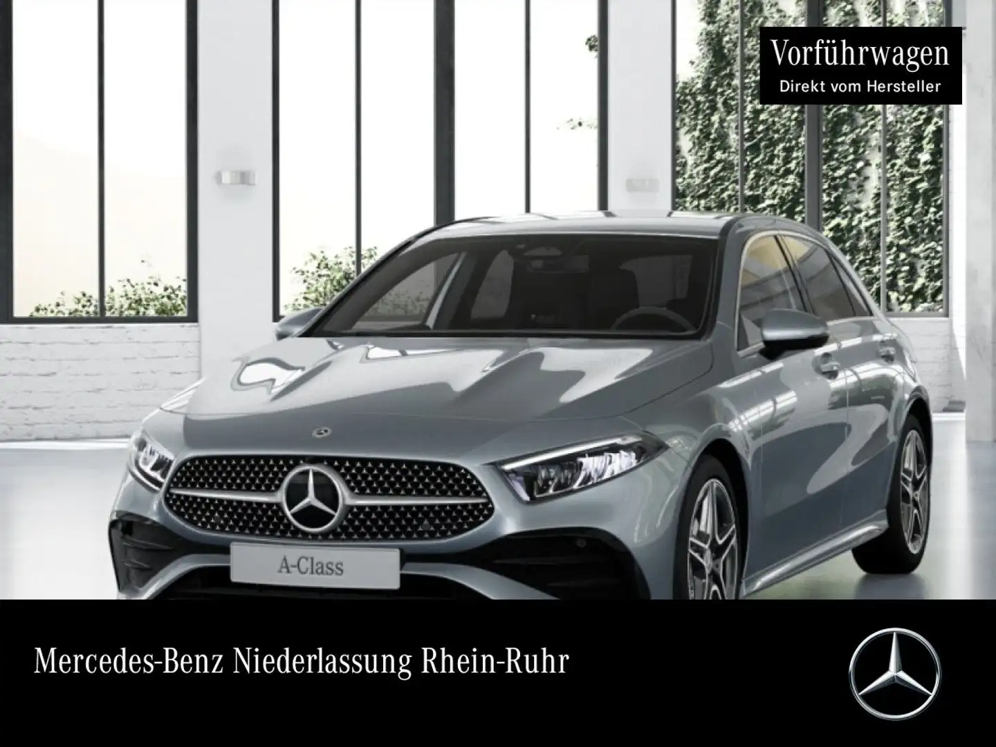 Mercedes-Benz A 200 AMG+AHK+LED+KAMERA+TOTW+KEYLESS+7G Silber - 1