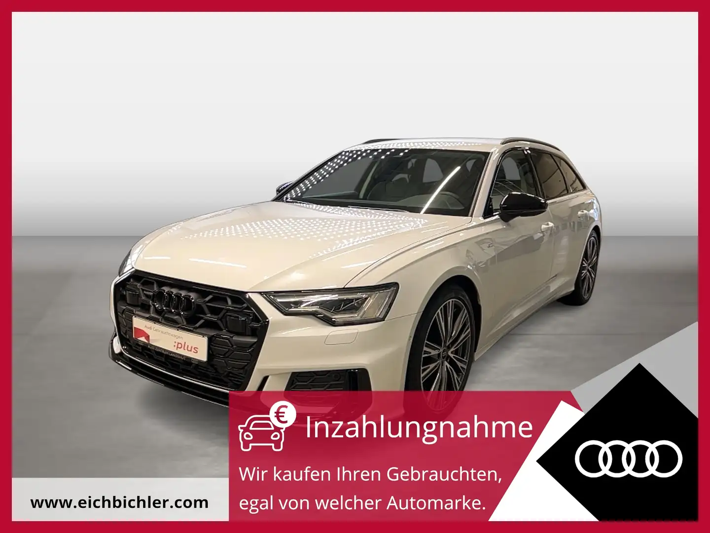 Audi A6 Avant 55 TFSI e quattro S tronic S line ACC Weiß - 1