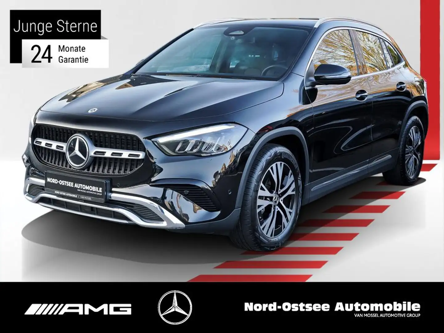 Mercedes-Benz GLA 200 d PROGRESSIVE AHK MBUX SHZ KLIMA LED Schwarz - 1