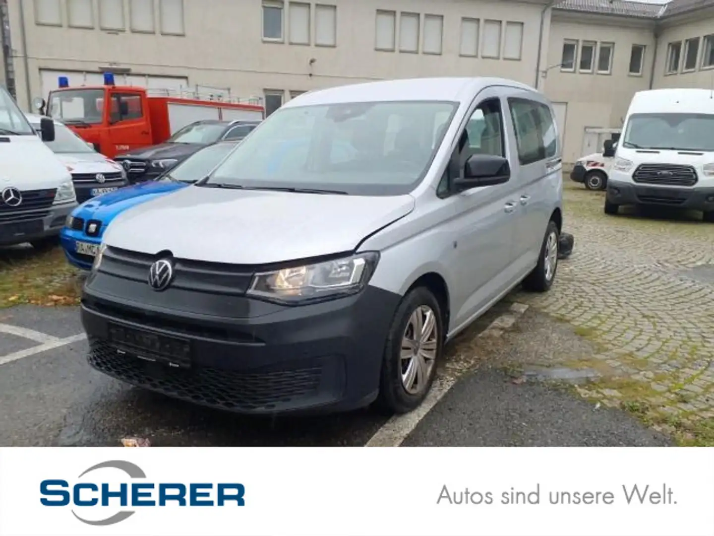 Volkswagen Caddy Kombi 2.0 TDI NAVI ACC AHK EPH SHZ Silber - 1