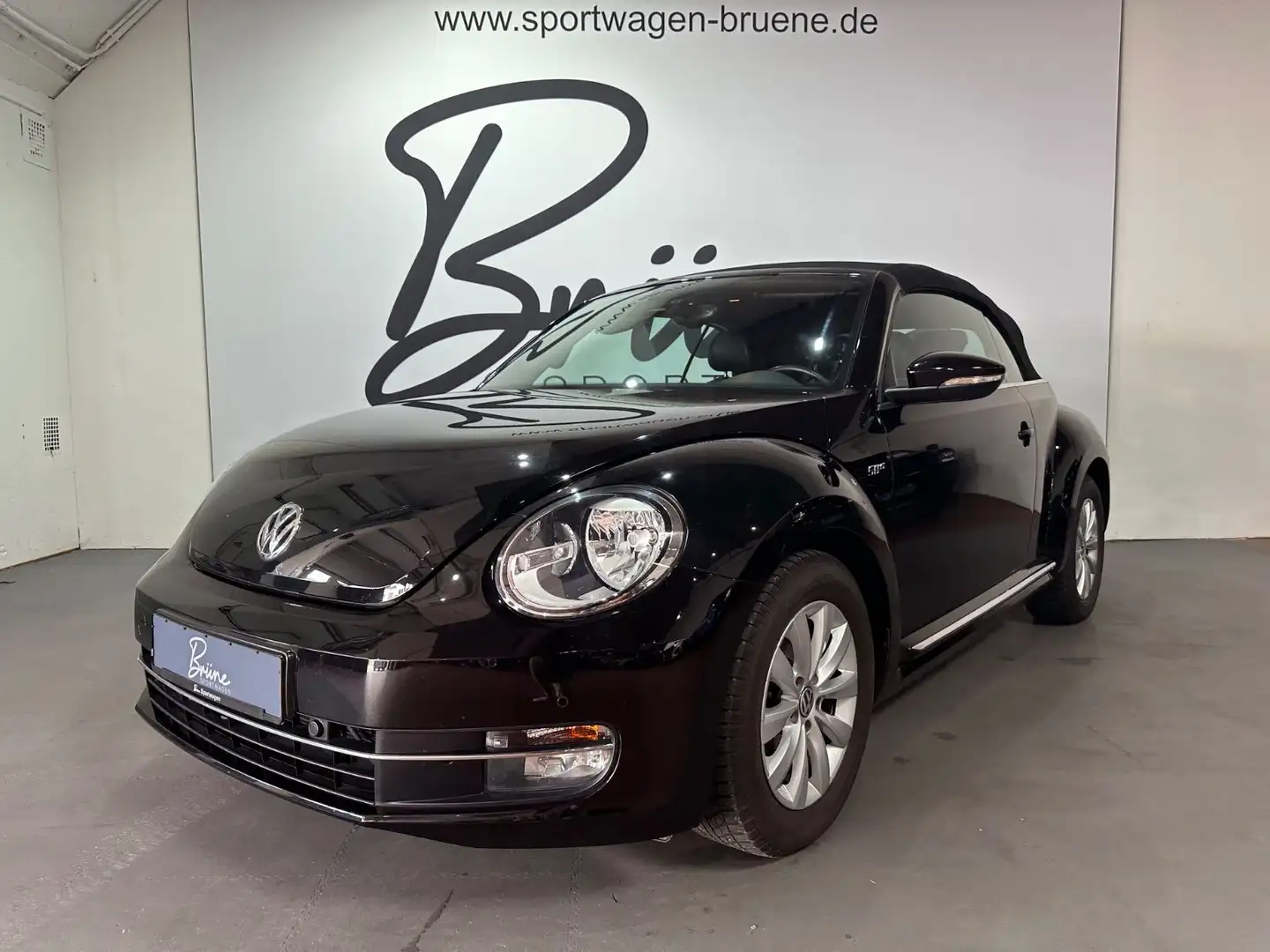Volkswagen Beetle 50 S Design Edition/Leder/Scheckh/Klima Schwarz - 2