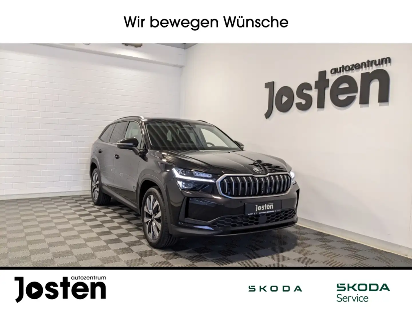 Skoda Kodiaq Selection 2.0TDI 4x4 Pano Canton AHK Akustikglas Zwart - 1