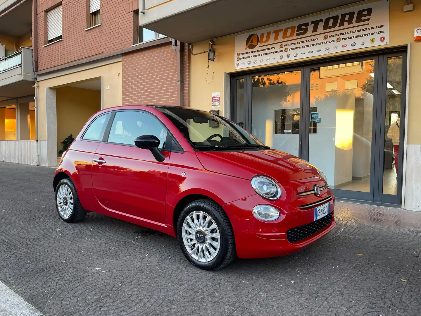 Fiat 500 500 III 2021 1.0 hybrid Lounge 71cv Rouge - 1