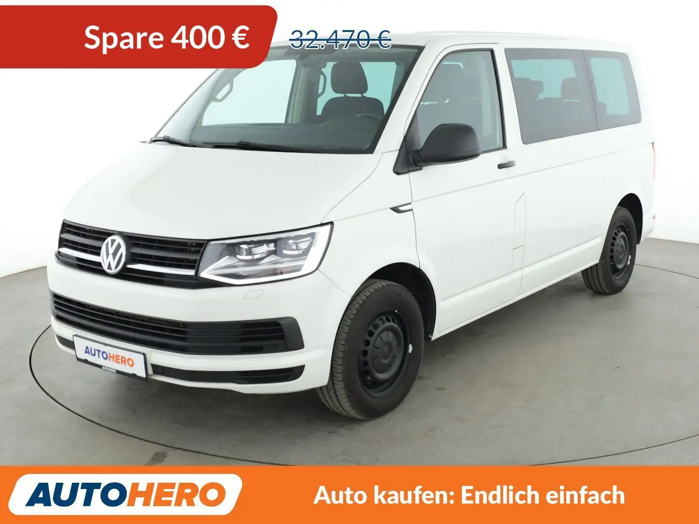 Volkswagen T6 Multivan 2.0 TDI Trendline*LED*TEMPO*PDC*SHZ* Weiß - 1