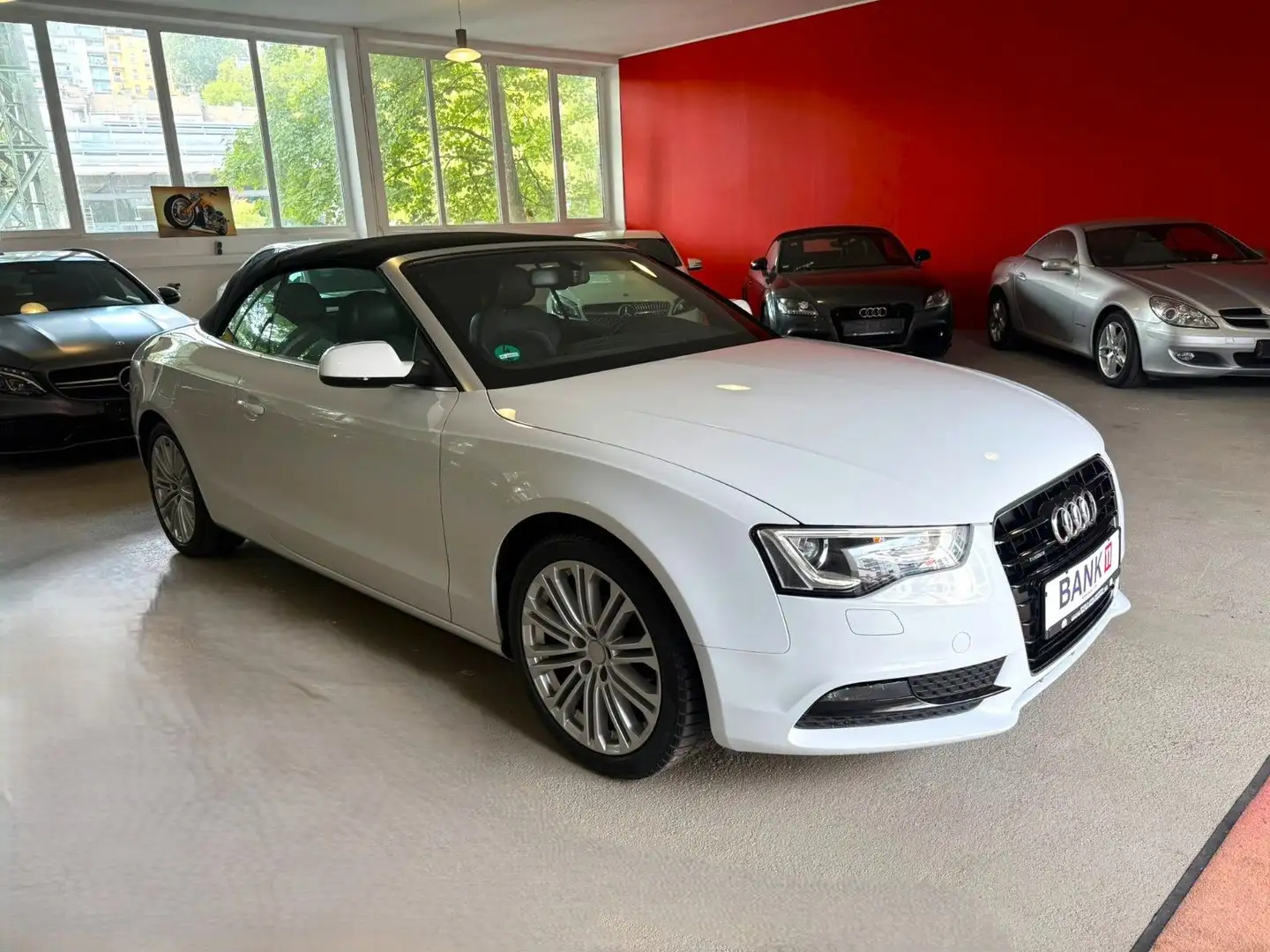 Audi A5 Cabriolet 3.0 TDI Quattro Sitzbelüftung Navi Weiß - 1
