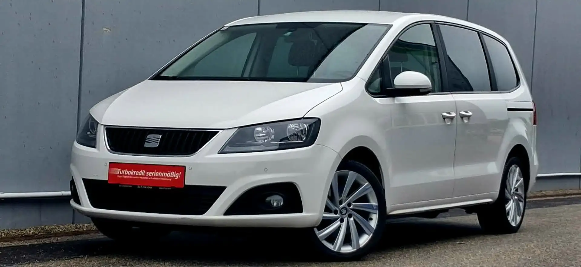 SEAT Alhambra Reference 2,0 TDI CR DPF Pickerl 1/2027+4 Weiß - 1