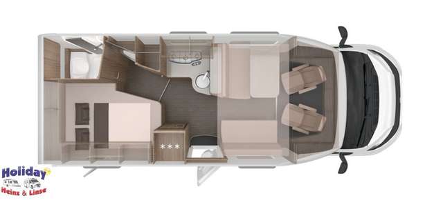Knaus L!VE WAVE 650 MF Lithium, Media-Paket, Rahmenf.