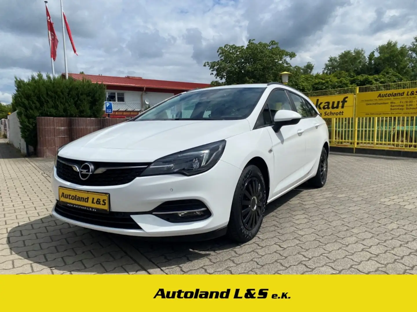 Opel Astra K ST Business 1.5 D,LED,AHK,SH,PDC,1.Hand,WKR,Lenk Wit - 1