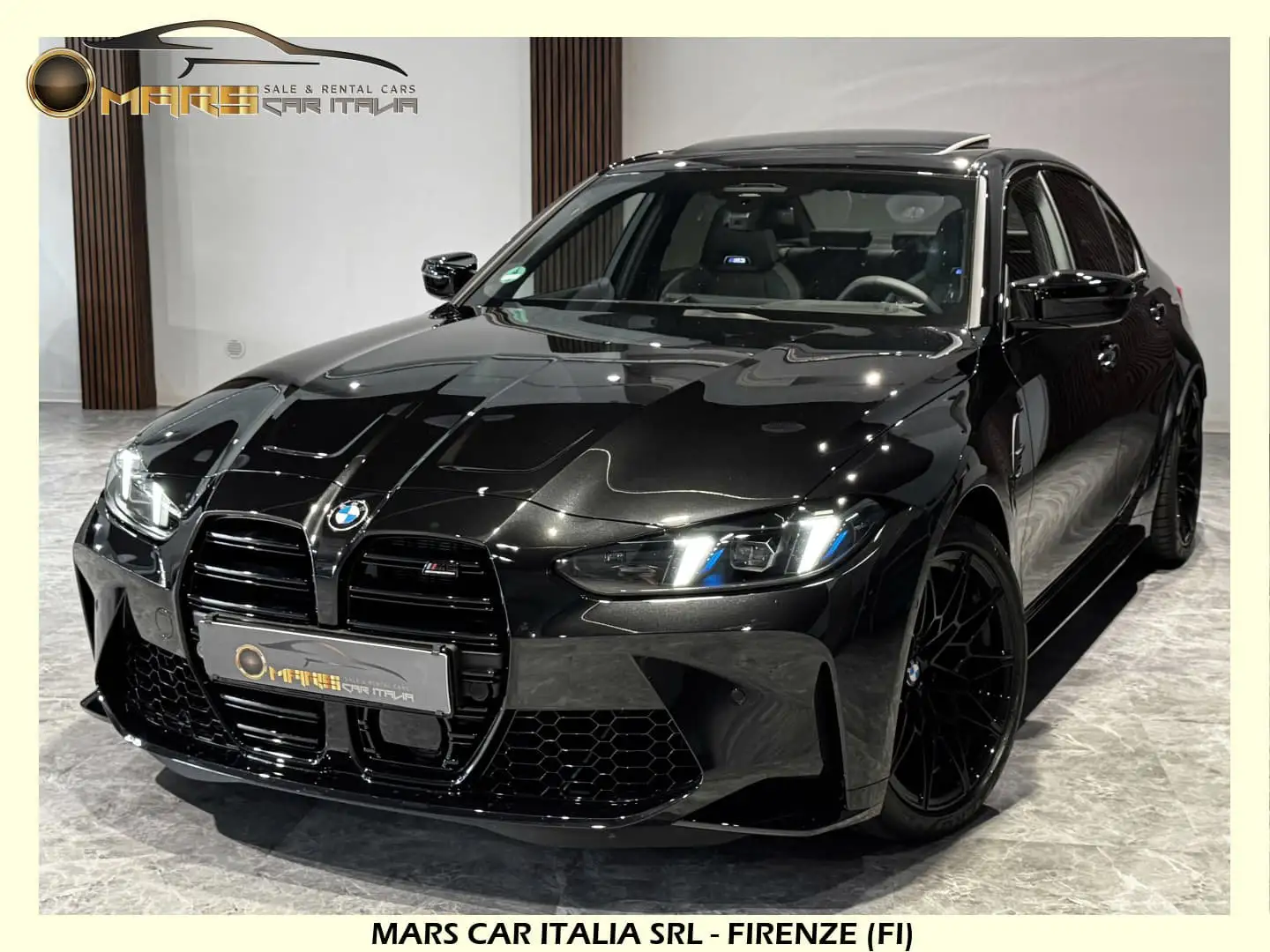 BMW M3 Competition xdrive Navi Plus C.19/20" Laser Tetto Schwarz - 1