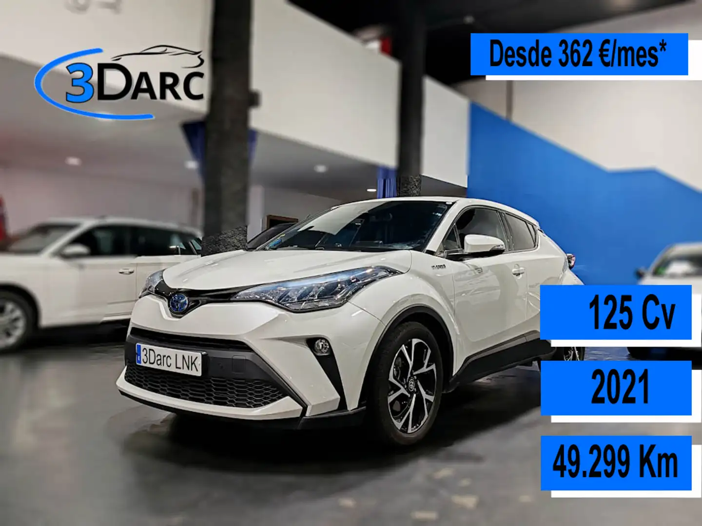 Toyota C-HR 125H Advance Blanc - 1