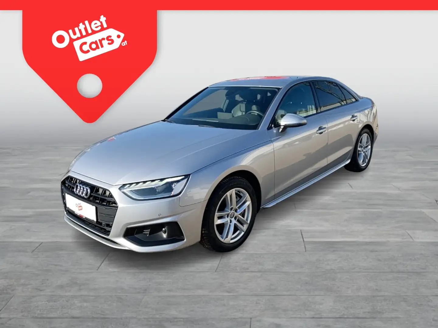 Audi A4 40 2.0 TDI AUT. LED+LEDER+NAV+RADAR+SOUND Silber - 1