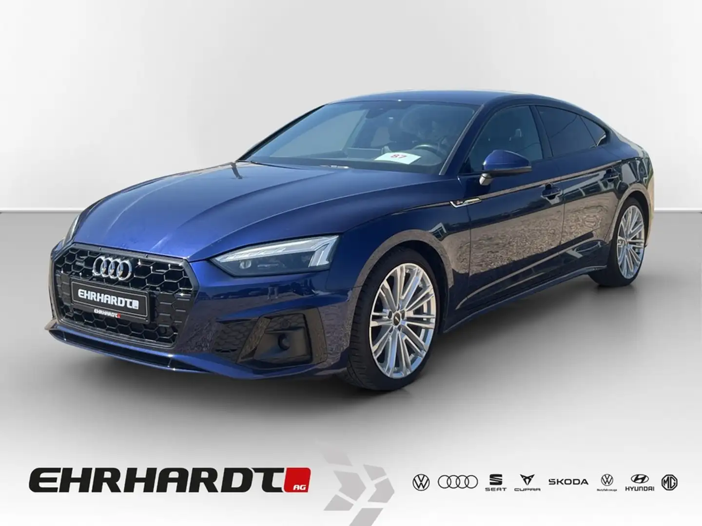 Audi A5 Sportback 40 TDI quattro S tronic S line MATRIX... Bleu - 1