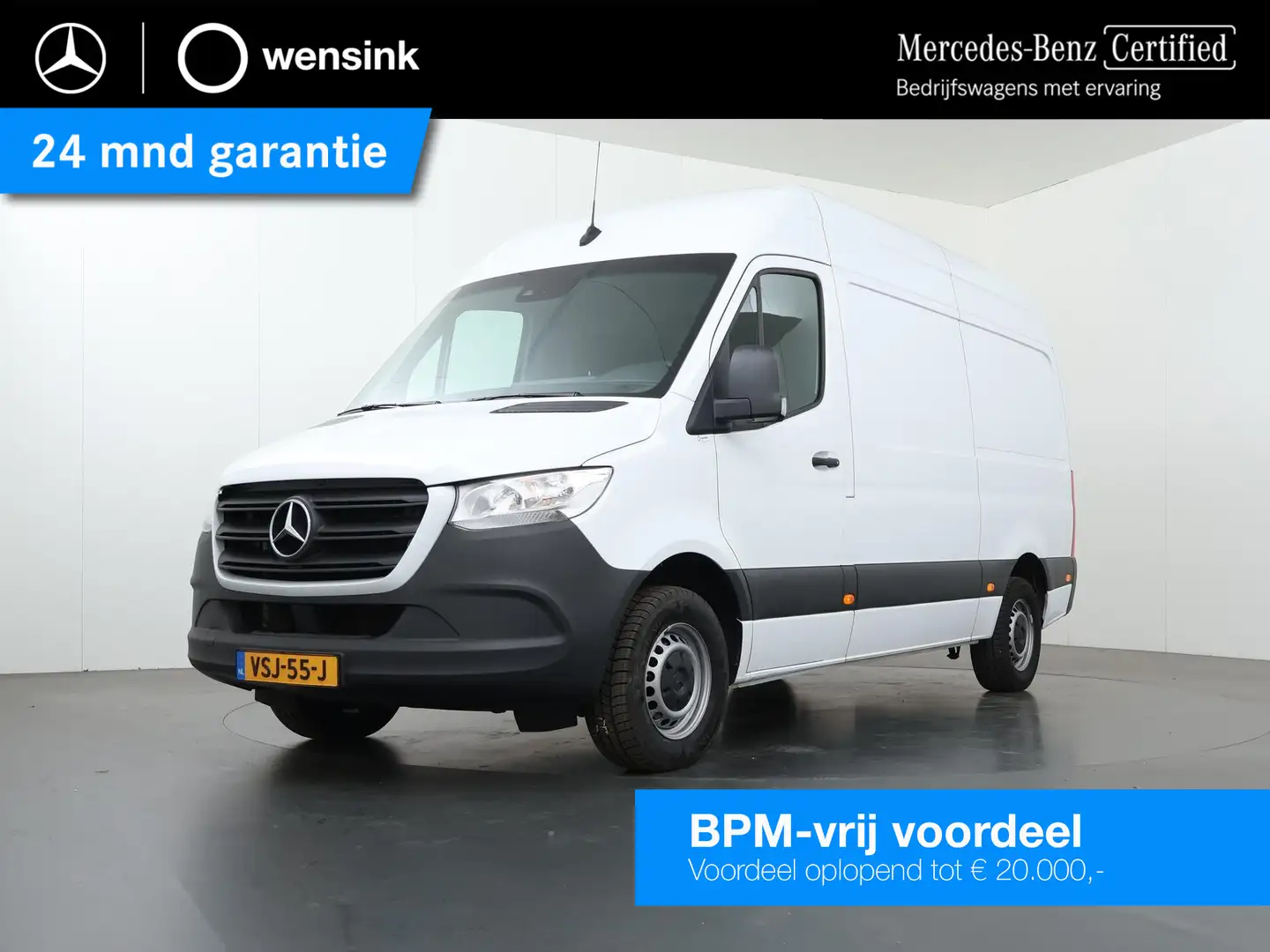 Mercedes-Benz Sprinter 315 CDI Aut. | L2 H2 | Laadklep | Navigatie | 2-zi Blanc - 1
