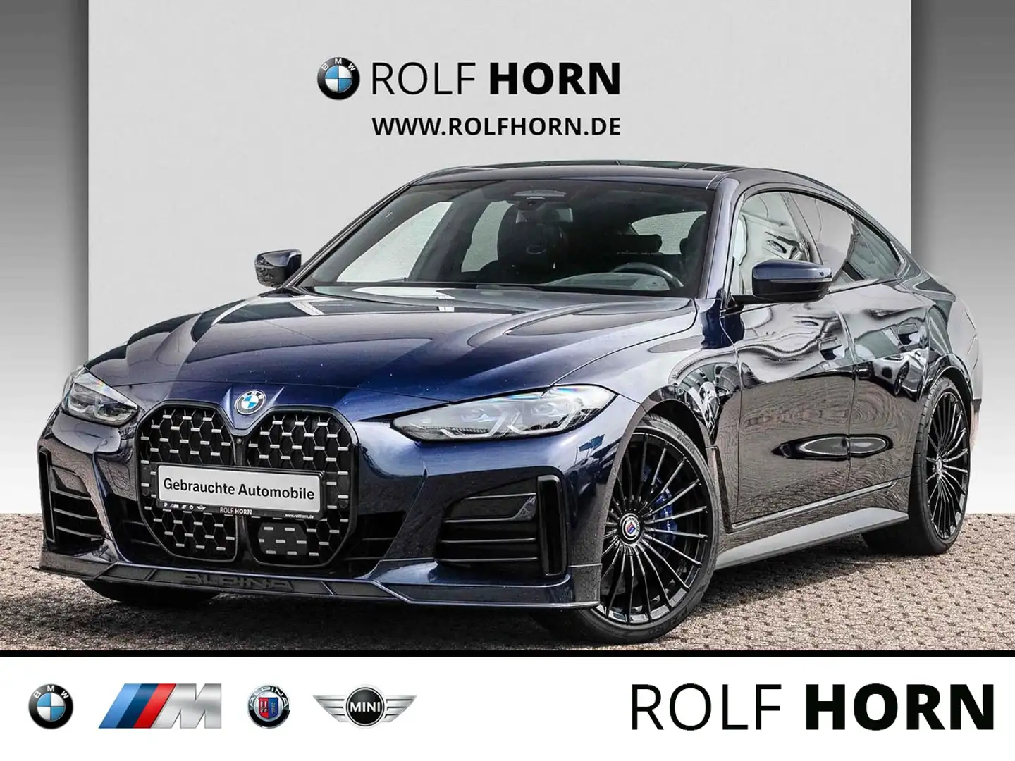 Alpina B4 3.0 Allrad Navi Glasdach HUD h/k Laser RfKam. Blau - 1