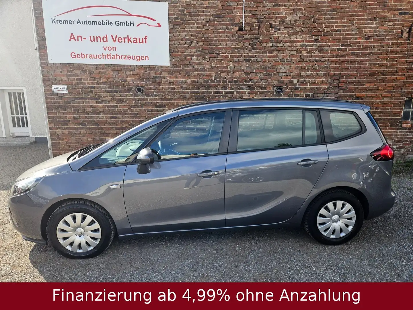 Opel Zafira C Tourer 1.6 Edition | TüV neu | 7-Sitzer Grau - 2