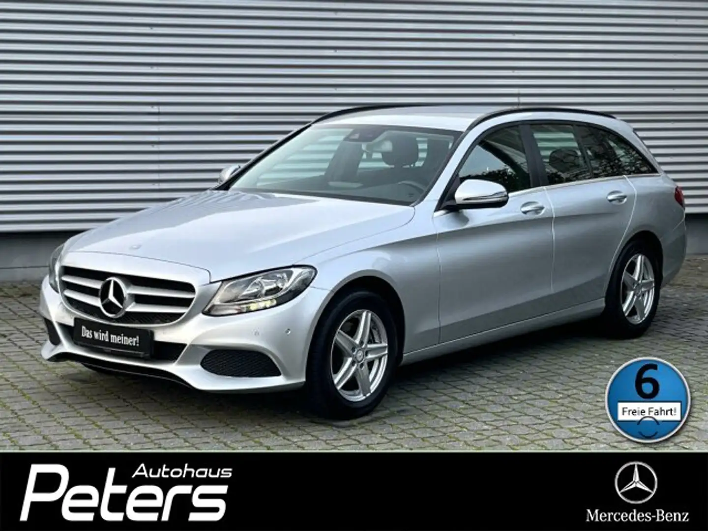 Mercedes-Benz C 220 C 220 d T EU6 Aut/AHK/Tempomat/Navi/PTS/Sitzh/ Silber - 1