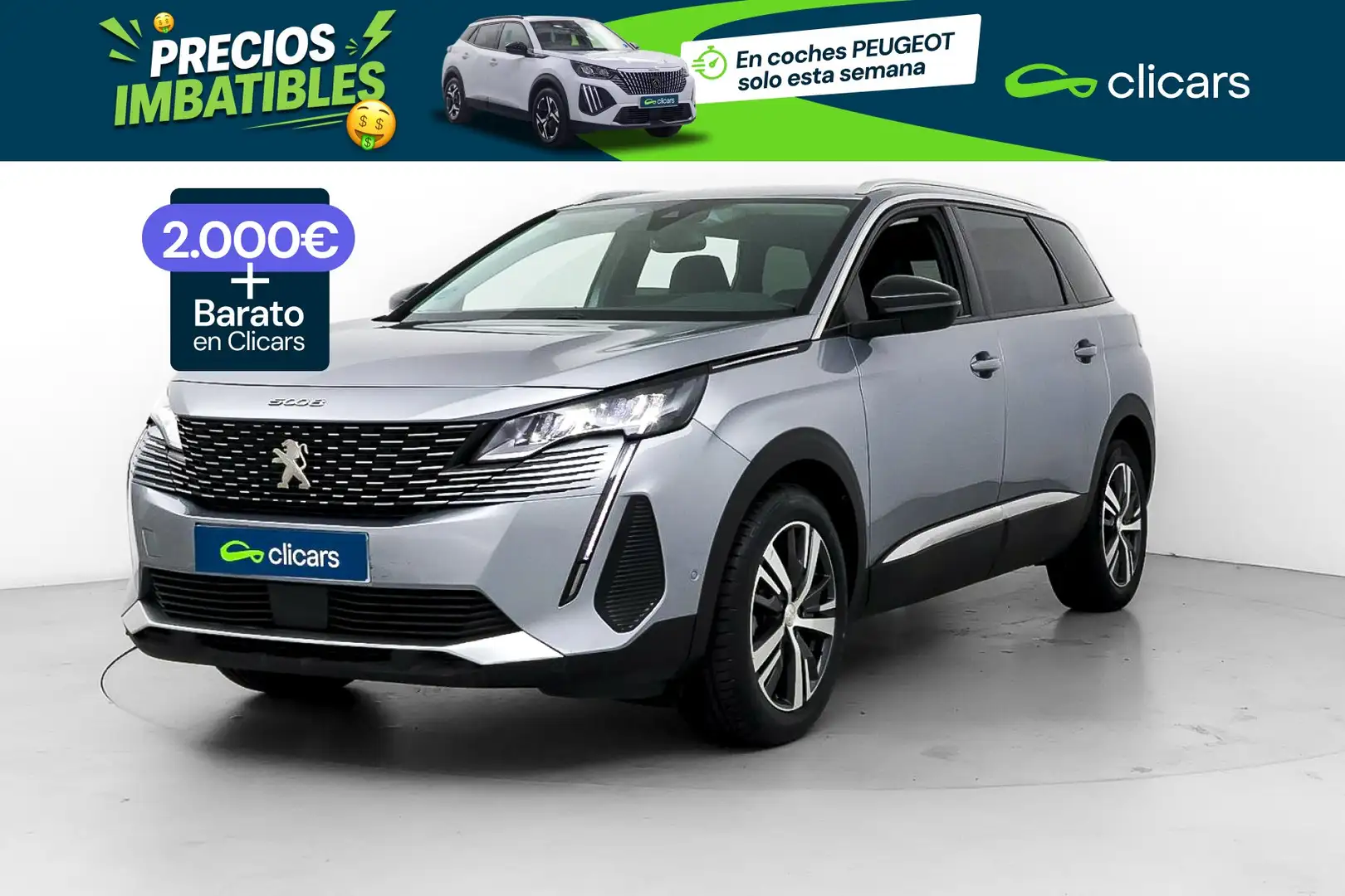 Peugeot 5008 1.2 PureTech S&S Allure 130 Gris - 1