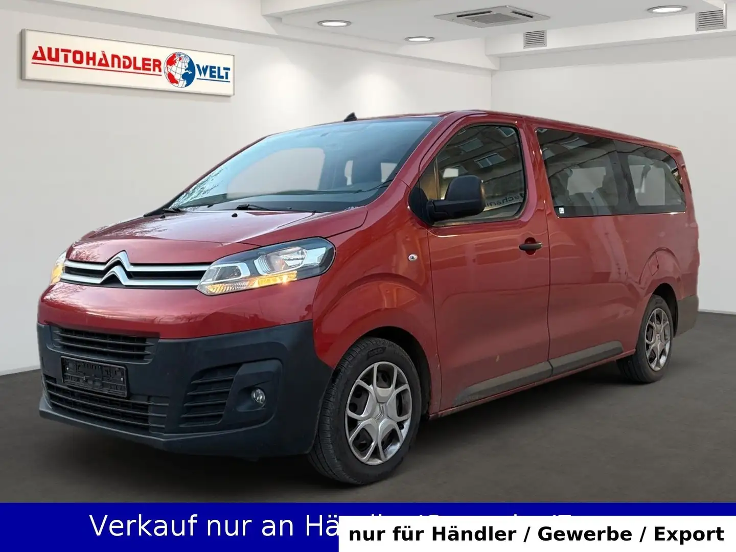 Citroen Jumpy 2.0 HDI XL 9-Sitzer Klimaanlage PDC AHK Rot - 1