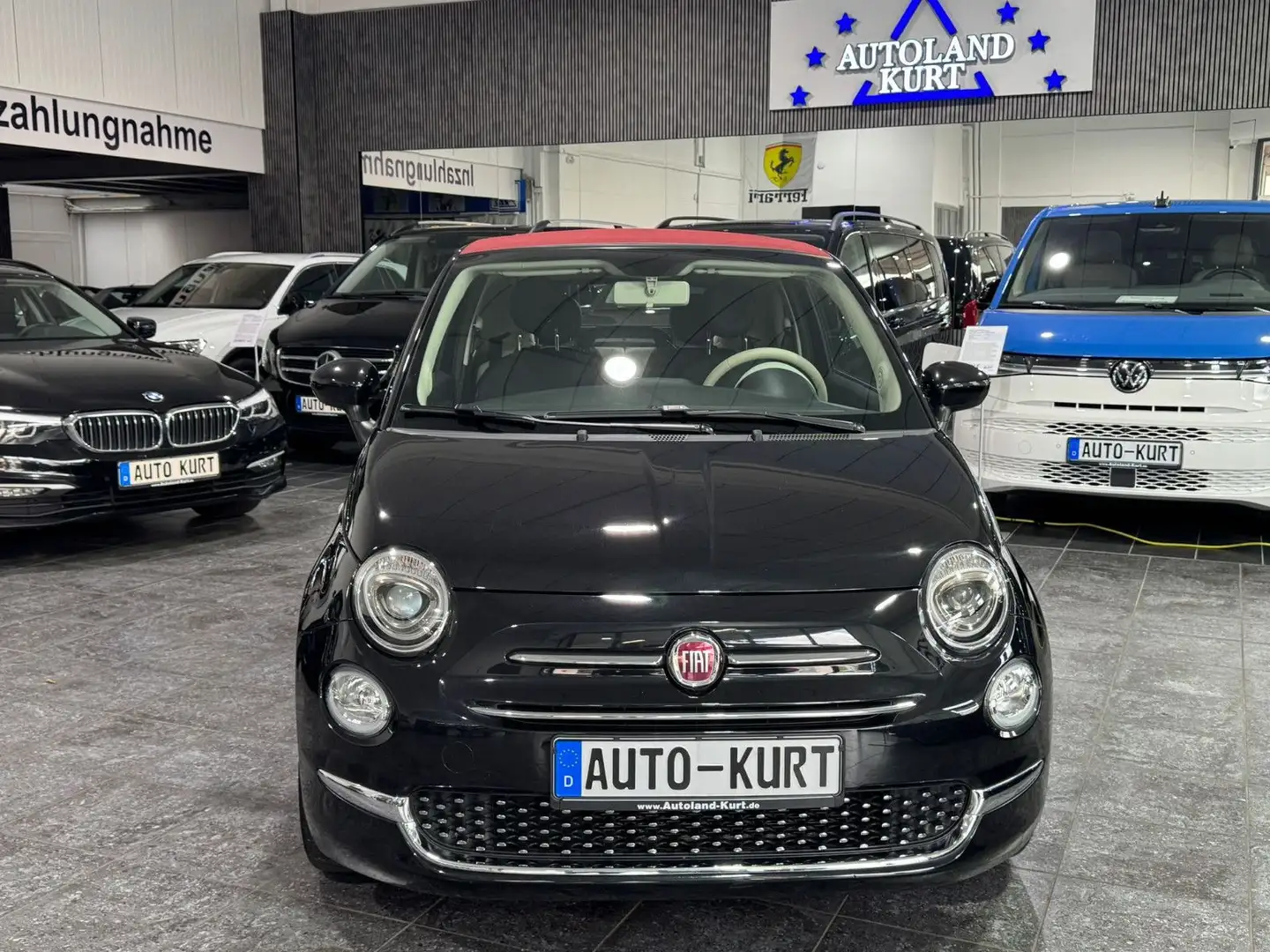 Fiat 500C 1,0Hybrid*DolceVita*Leder*VerdeckRot*Ucon.* Schwarz - 2