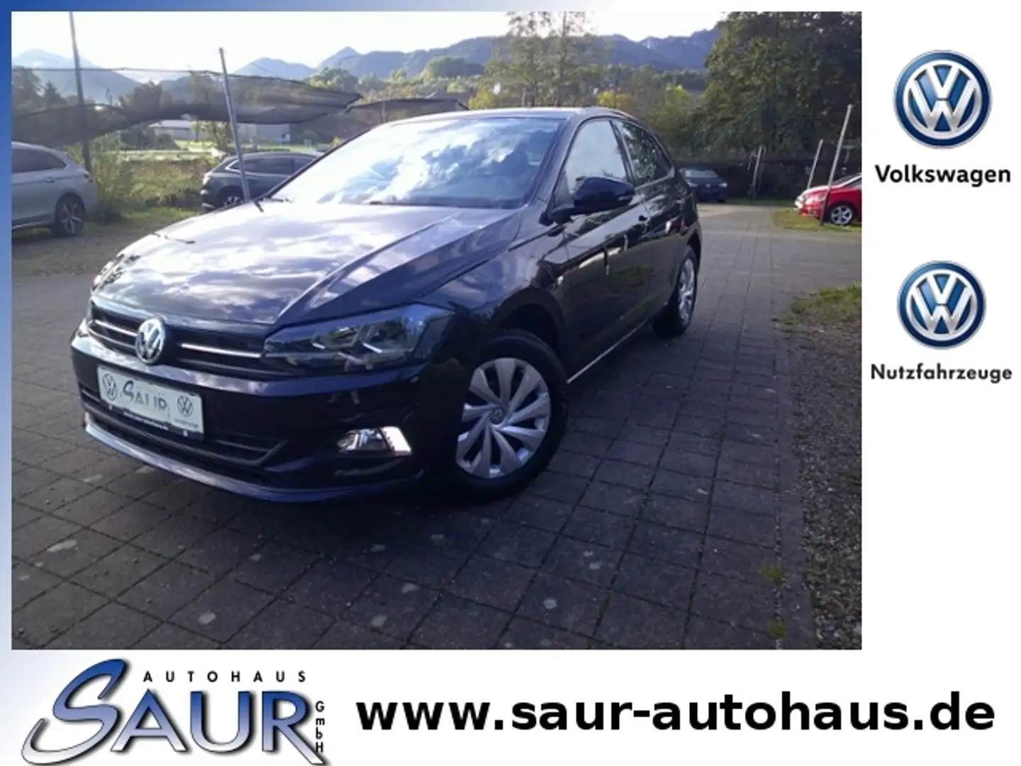 Volkswagen Polo 1.0 TSI Comfortline*Climatronic*PDC*SHZ*ACC Schwarz - 1