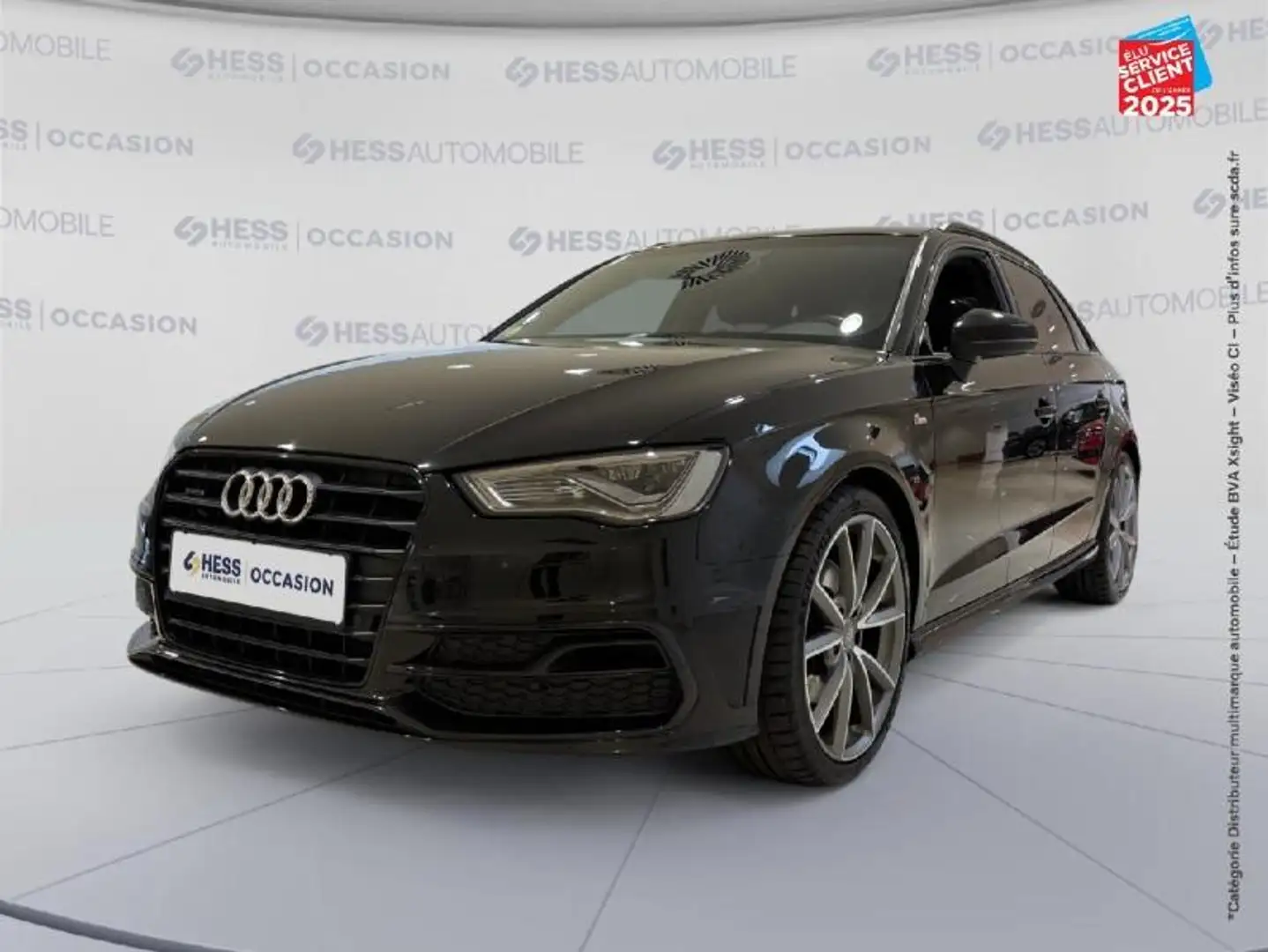 Audi A3 2.0 TDI 184ch FAP S line quattro S tronic 6 Noir - 1