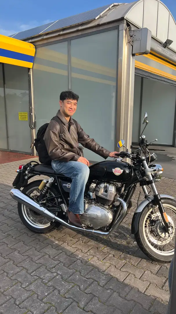 Royal Enfield Interceptor marcrk3 Negru - 1