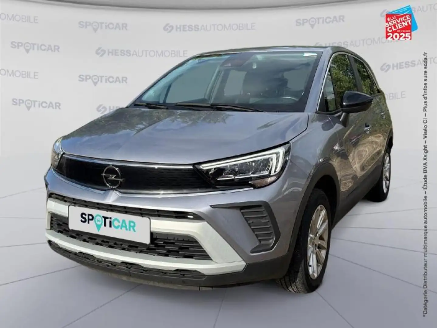 Opel Crossland 1.2 Turbo 110ch Elegance Business Grijs - 1