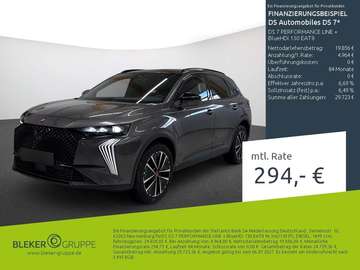 DS 7 PERFORMANCE LINE + BlueHDi 130 EAT8