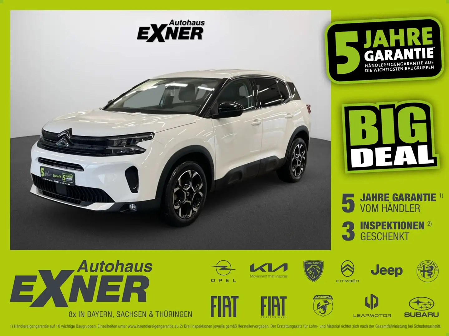 Citroen C5 Aircross 1.2 Puretech 130 FEEL PACK LED+SHZ Weiß - 1