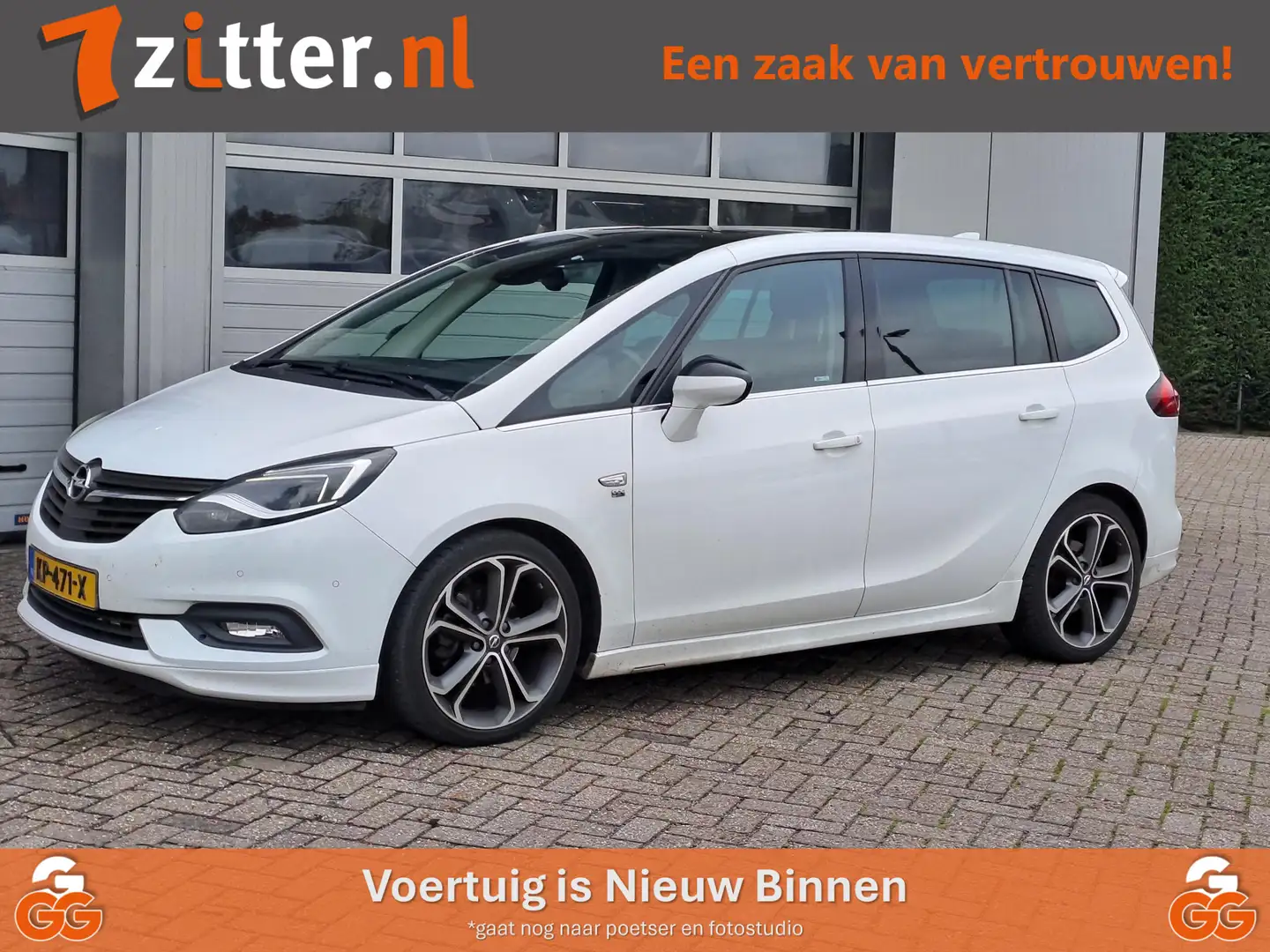 Opel Zafira 1.4 Turbo Innovation, OPC Line, 7-Persoons, Trekha Wit - 1