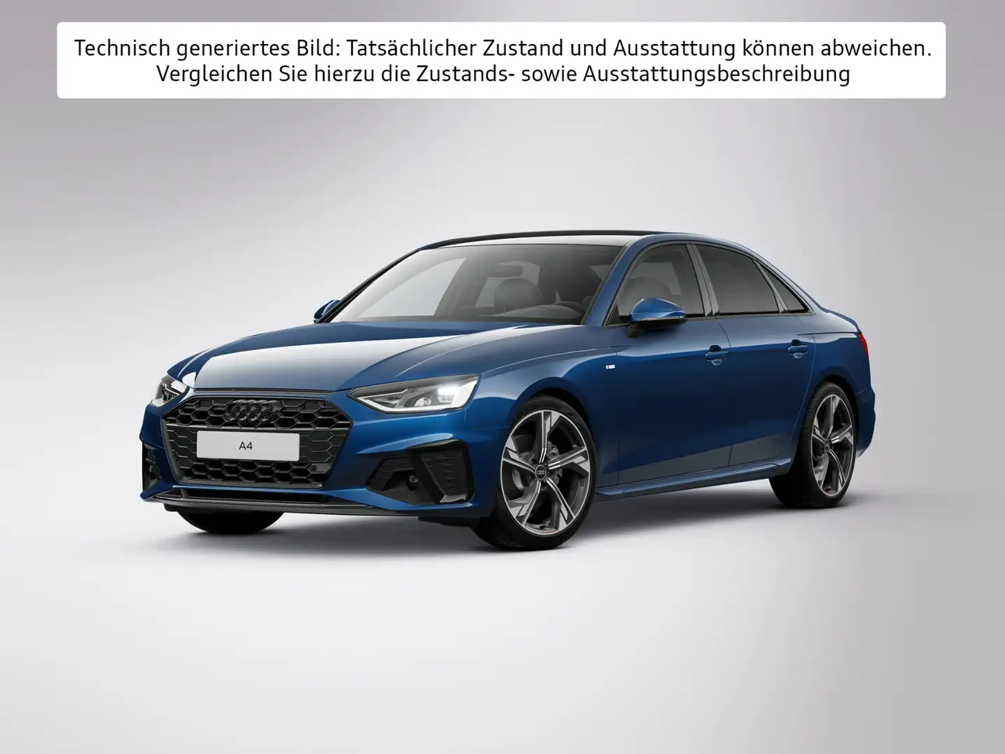 Audi A4 35 TFSI S line KLIMA NAVI LEDER ALU Blau - 2
