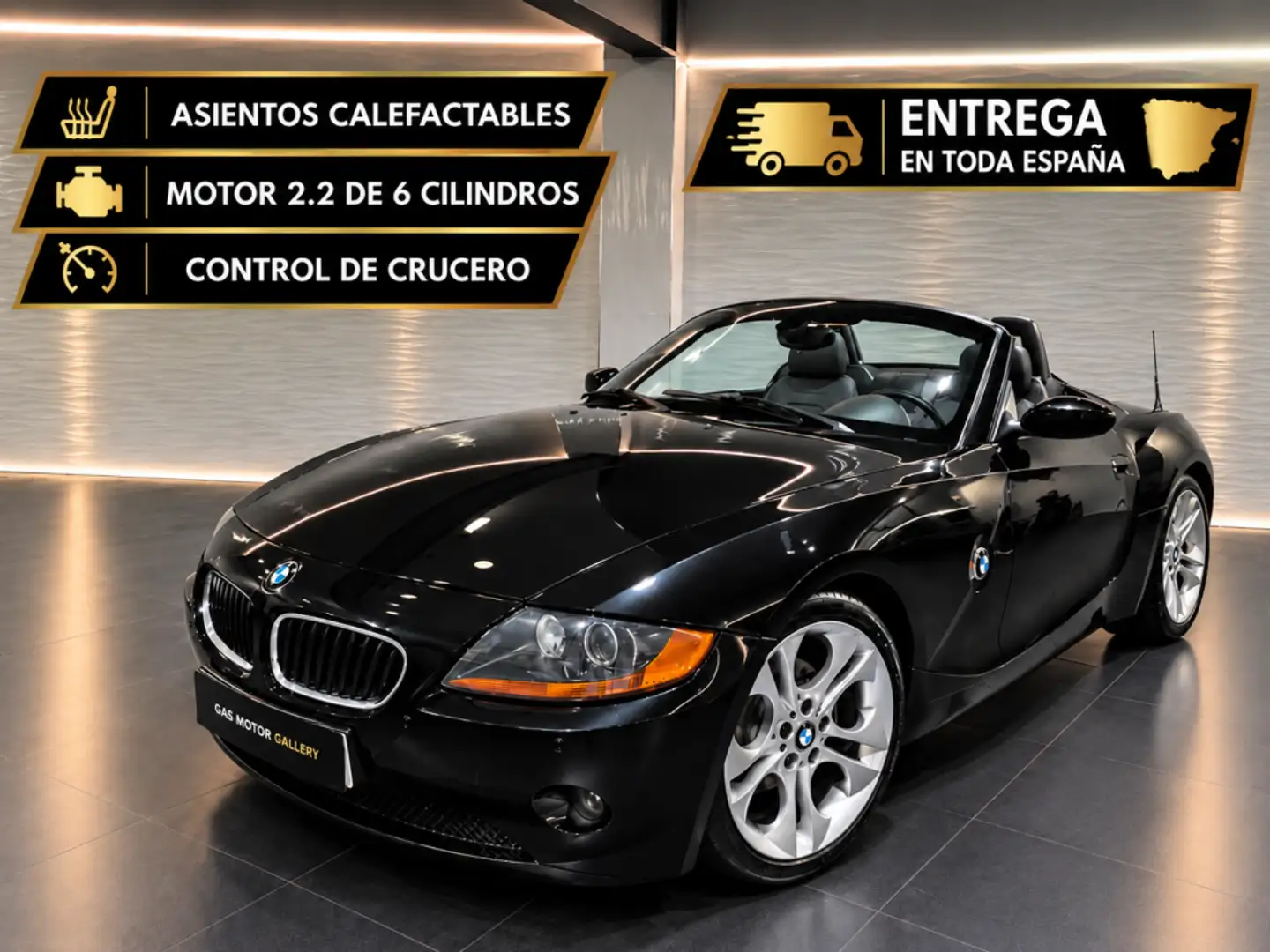 BMW Z4 2.2i Negro - 1
