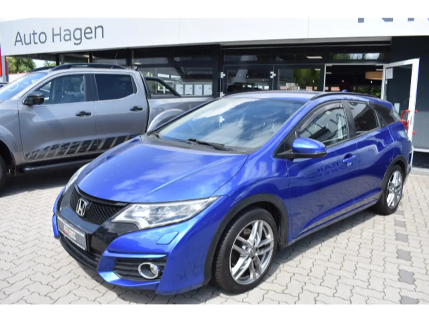 Honda Civic Tourer 1.8 i-VTEC Elegance Automatik GJR A Blauw - 2