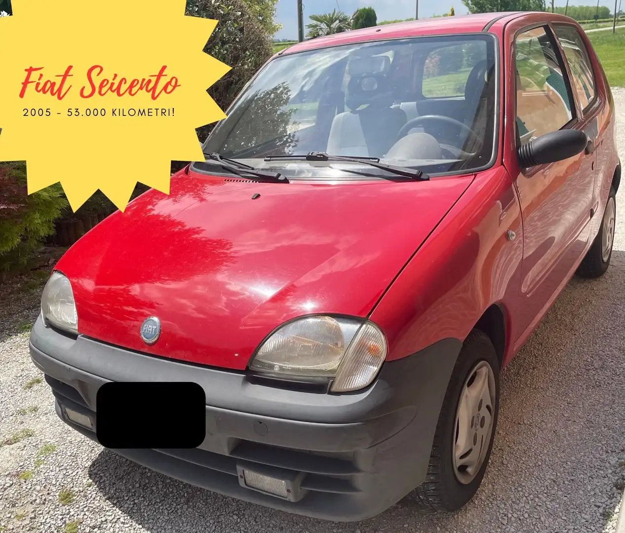 Fiat Seicento Seicento II 2004 1.1 Active abs Piros - 1