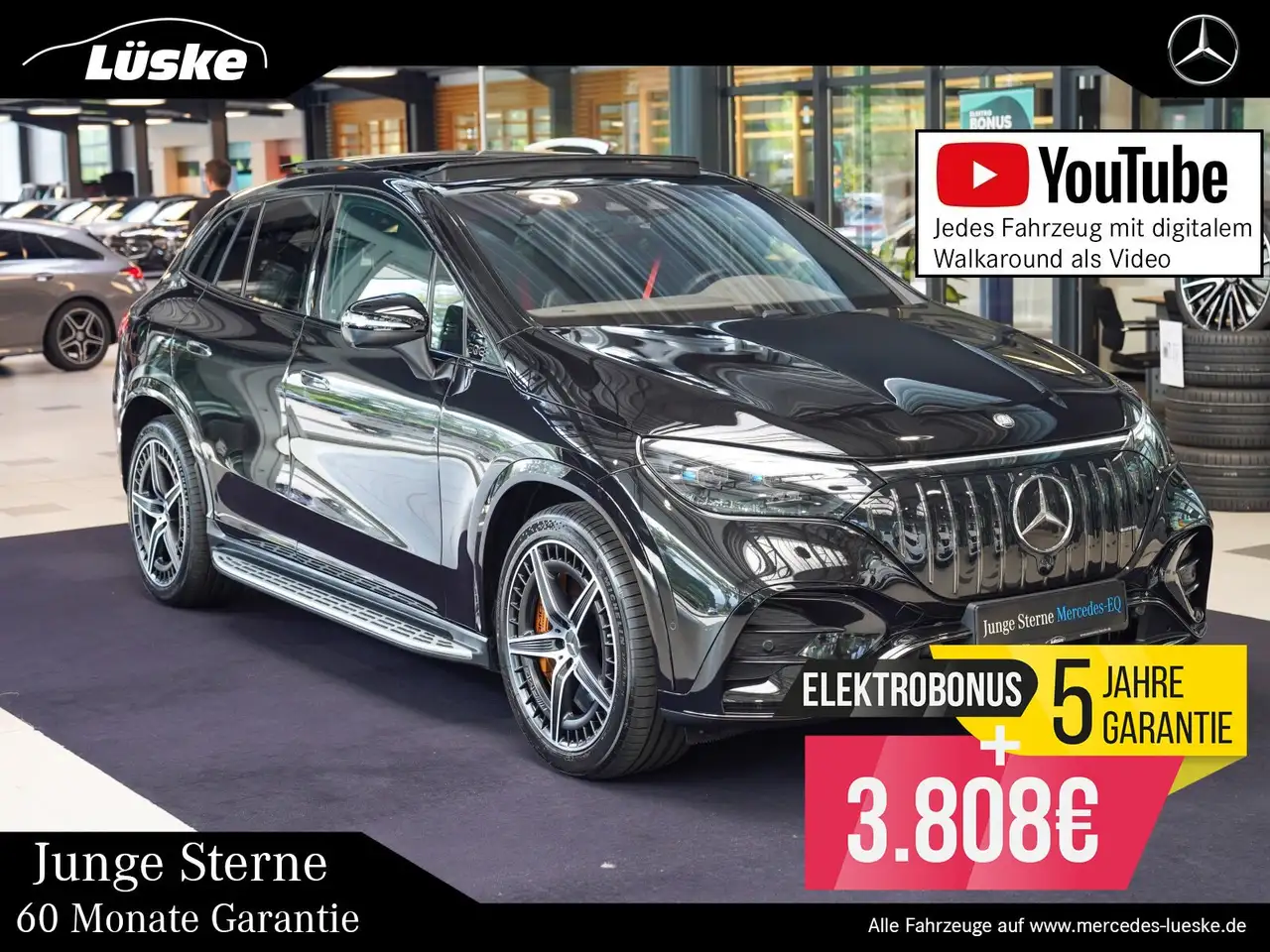 Mercedes-Benz EQE 53 AMG 53 4M+ Night I+II Keramik Pano Sitzklima
