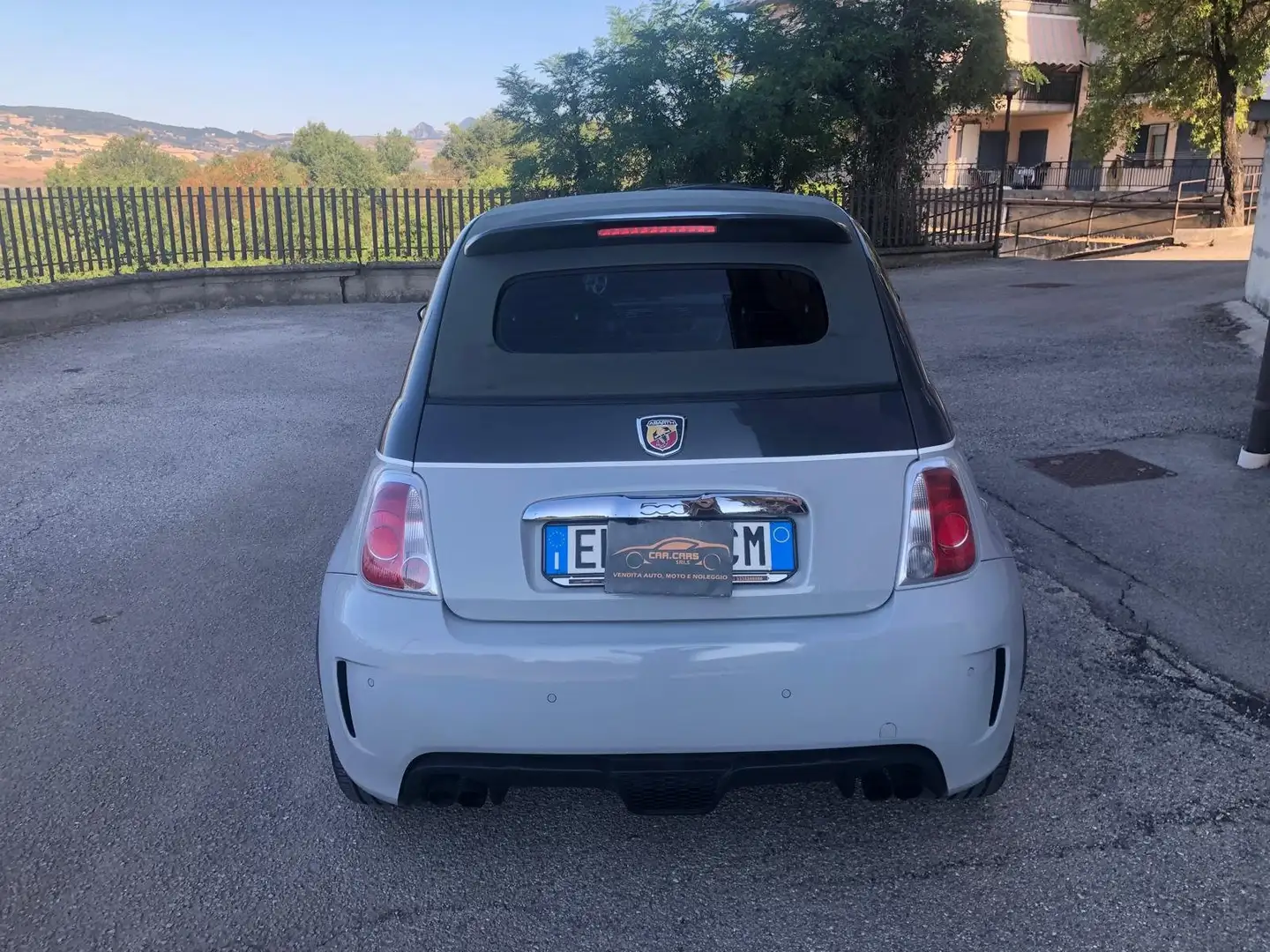 Abarth 500C 1.4 16v t. t-jet bicol. 140cv MTA Gris - 2